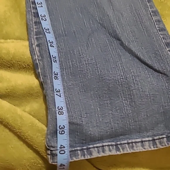 Lee Slender Secret Lower On The Waist Womens Plus Light Blue Denim Wash 5 Pocket - Picture 6 of 11